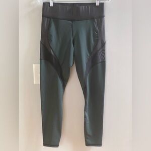NWOT MICHI Black and Green Leggings